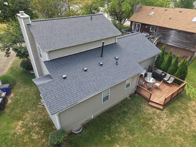 After: the same roof from the same angle, replaced